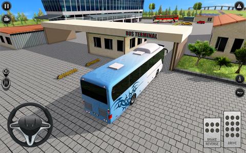 Modern City Bus Driving Simulator | New Games 2021 - Gameplay image of android game