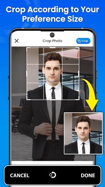 Passport Size Photo ID Maker - Image screenshot of android app