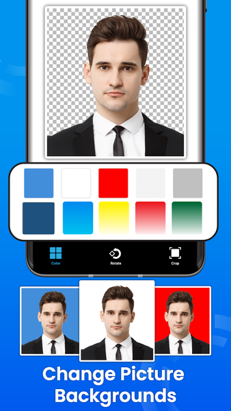 Passport Size Photo ID Maker - Image screenshot of android app