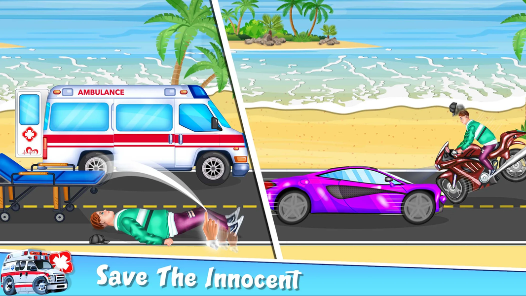 Ambulance Rescue Doctor Clinic - Gameplay image of android game