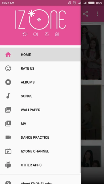 IZ*ONE Lyrics (Offline) - عکس برنامه موبایلی اندروید