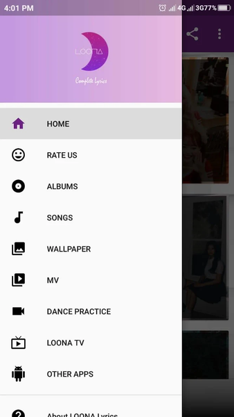 LOONA Lyrics (Offline) - عکس برنامه موبایلی اندروید
