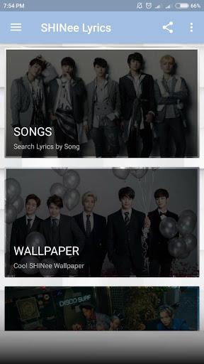SHINee Lyrics (Offline) - عکس برنامه موبایلی اندروید