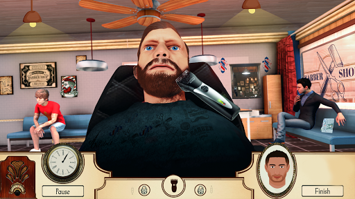 Barber Shop Hair Salon Game - عکس بازی موبایلی اندروید