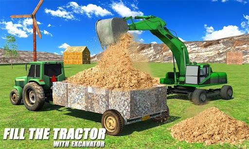 Tractor Farm & Excavator Sim - Gameplay image of android game