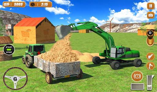 Tractor Farm & Excavator Sim - عکس بازی موبایلی اندروید