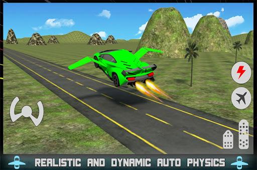 Flying Car 3D: Extreme Pilot - Gameplay image of android game