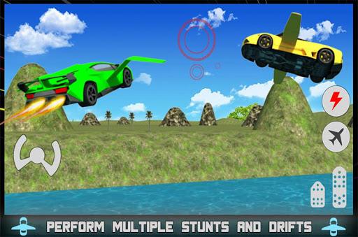 Flying Car 3D: Extreme Pilot - Gameplay image of android game