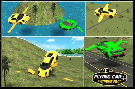 Flying Car ۳D: Extreme Pilot - عکس بازی موبایلی اندروید