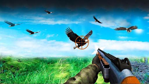 Flying Jungle Sniper Birds Hunting 3D game 2020 - Gameplay image of android game