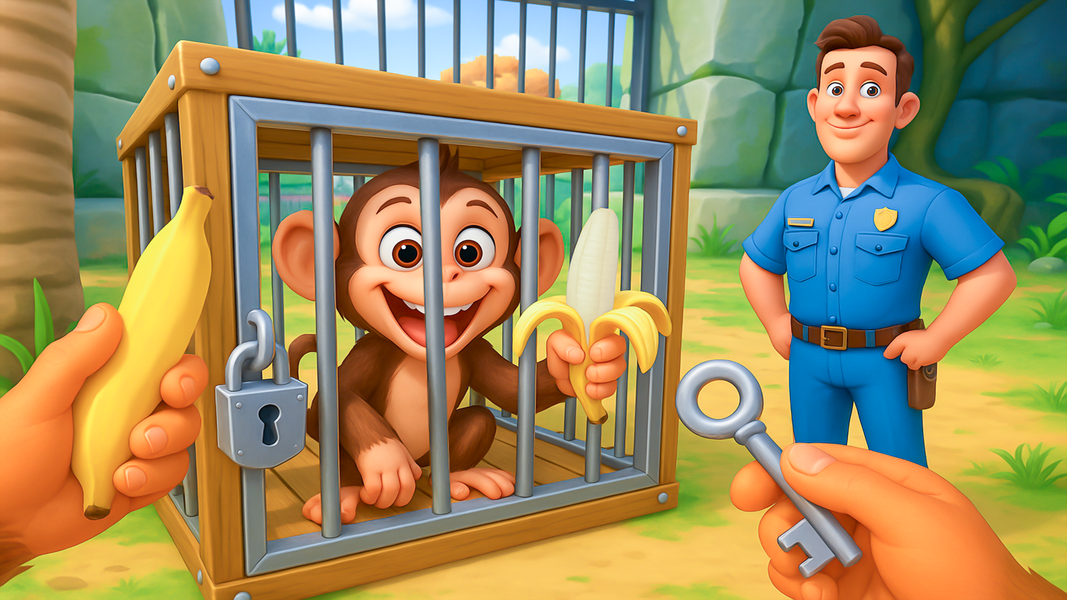 I Am Zoo Cage Monkey - عکس بازی موبایلی اندروید
