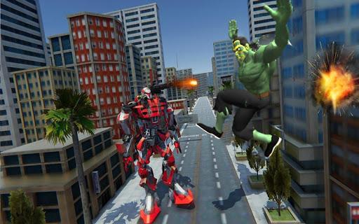 Incredible Monster VS Robot City Rescue Mission - Gameplay image of android game