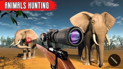 Jungle Wild animal hunting :Jeep drive 21 - Gameplay image of android game