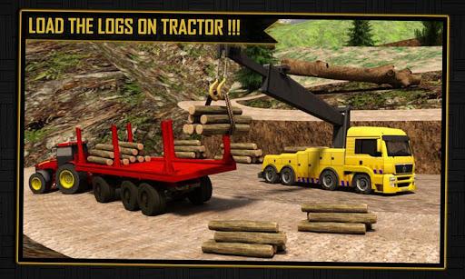 Log Transporter Tractor Crane - عکس بازی موبایلی اندروید