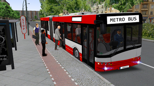 Metro Euro Bus Game 21:City Bus Drive Simulator 21 - Gameplay image of android game