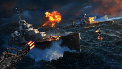 World Navy combat battleship war 2020 - Gameplay image of android game