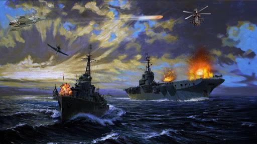 World Navy combat battleship war 2020 - Gameplay image of android game