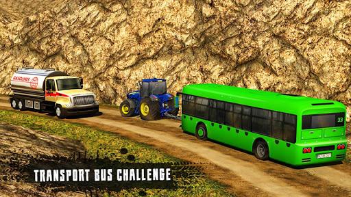 Chained Tractor Towing Bus - Image screenshot of android app