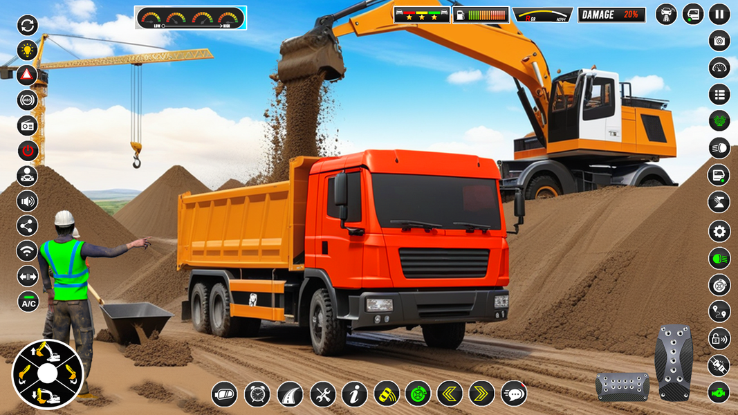 City Construction jcb Games 24 - Gameplay image of android game