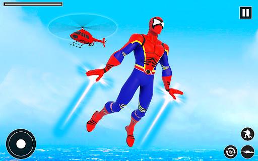 Flying superhero games:Flying Hero Robot Hero Game - عکس برنامه موبایلی اندروید
