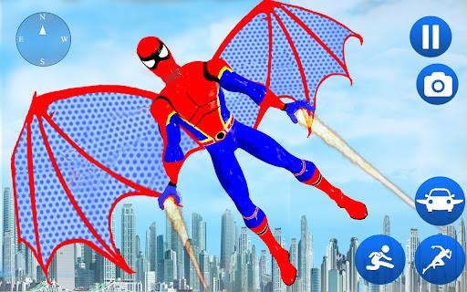 Flying superhero games:Flying Hero Robot Hero Game - عکس برنامه موبایلی اندروید