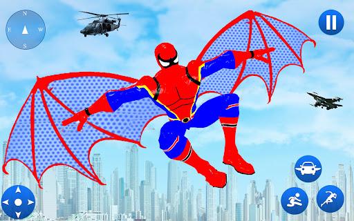 Flying superhero games:Flying Hero Robot Hero Game - عکس برنامه موبایلی اندروید