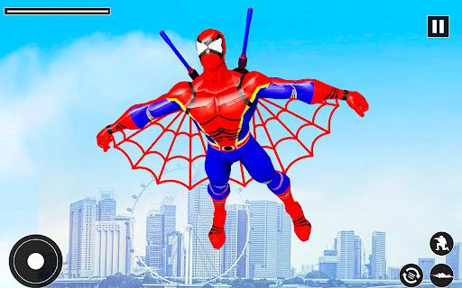 Flying superhero games:Flying Hero Robot Hero Game - Image screenshot of android app