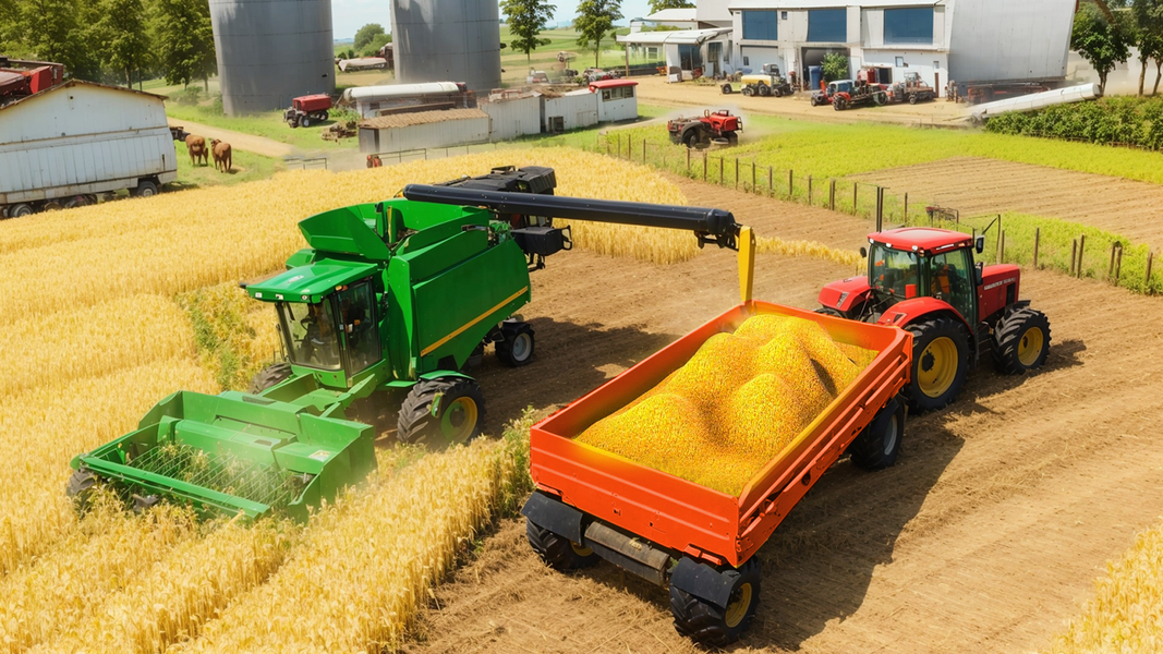 Tractor Farming Simulator 2024 - Gameplay image of android game