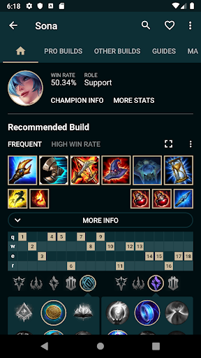 LoL Catalyst: Builds for LoL - Image screenshot of android app