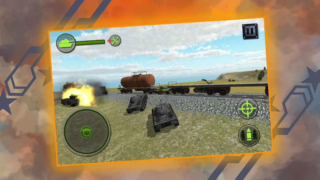 Blitz Tanks War: Hard Armor 3D - عکس بازی موبایلی اندروید