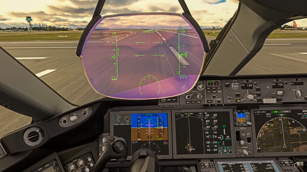 Airplane Flight Game Simulator - Gameplay image of android game