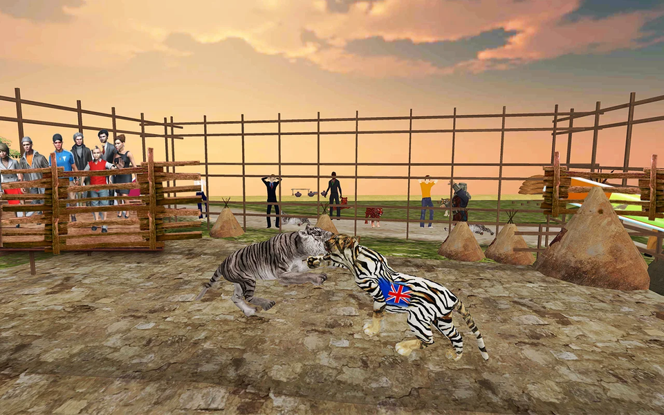 Angry Tiger Fighting Simulator - عکس بازی موبایلی اندروید