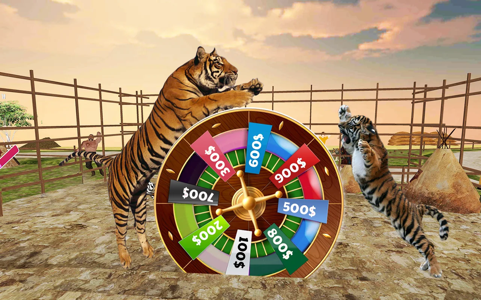 Angry Tiger Fighting Simulator - عکس بازی موبایلی اندروید