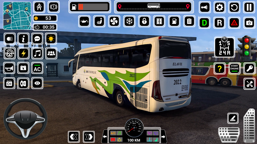 Real Bus Driving Game Simulate - Gameplay image of android game