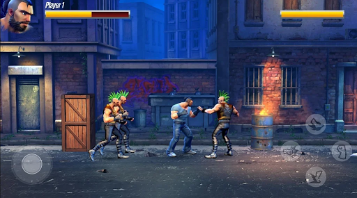 Final Street Fighting game - Gameplay image of android game