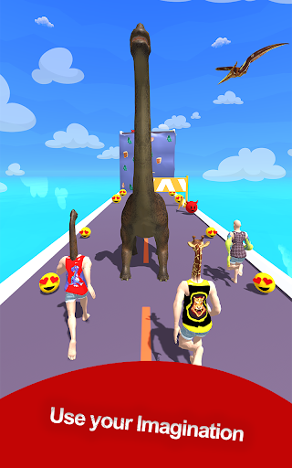 Merge Animal Mutant Racing 3D - Image screenshot of android app