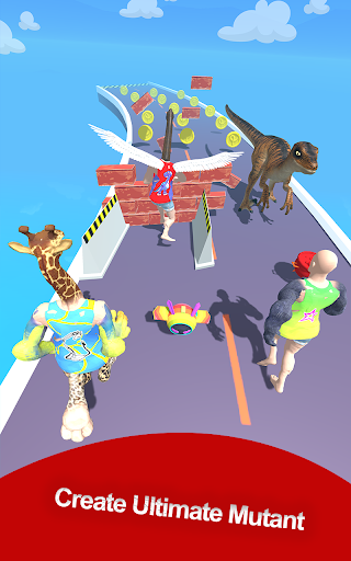 Merge Animal Mutant Racing 3D - Image screenshot of android app