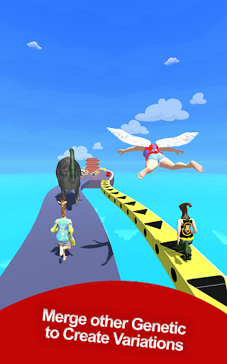 Merge Animal Mutant Racing 3D - Image screenshot of android app