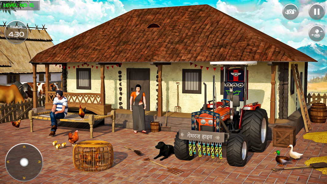 US Tractor Simulator Games 3D - Gameplay image of android game