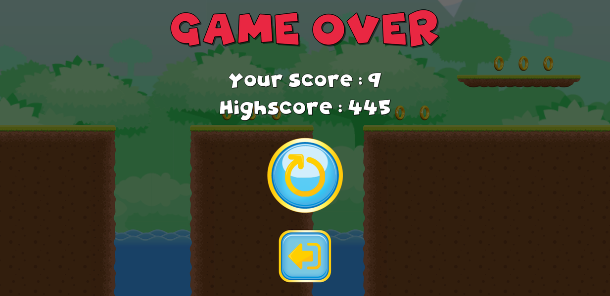 Sanic Run - Gameplay image of android game