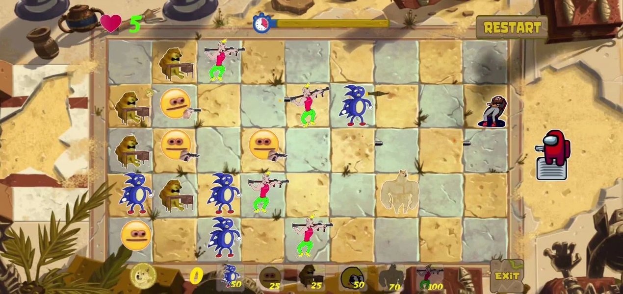 Sanic Vs DeadMemes ۲ - عکس بازی موبایلی اندروید