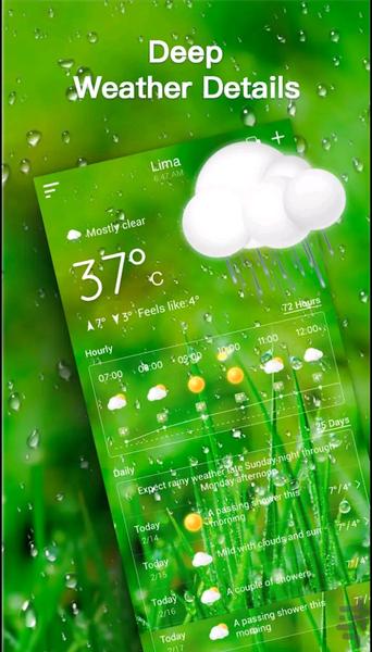 Advanced weather - Image screenshot of android app