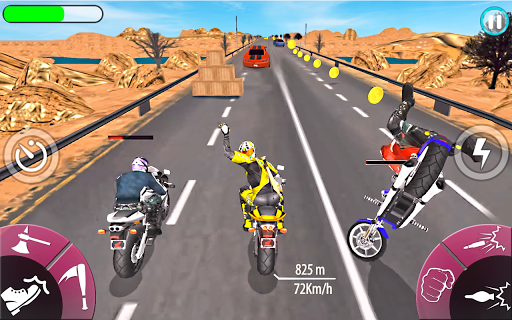 New Bike Attack Race - Bike Tricky Stunt Riding - Gameplay image of android game