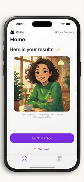 Whimsy AI: Ghibli Style Filter - Image screenshot of android app