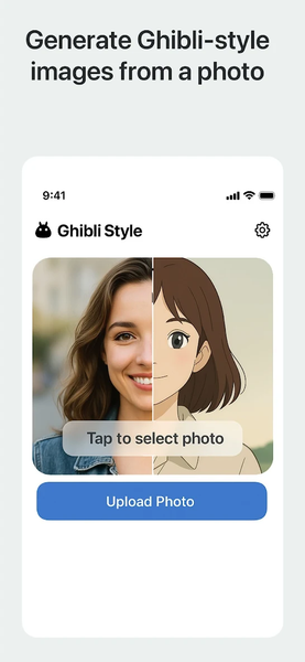 Whimsy AI: Ghibli Style Filter - Image screenshot of android app