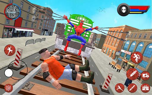 Flying Spider Firehero Robot - Gameplay image of android game