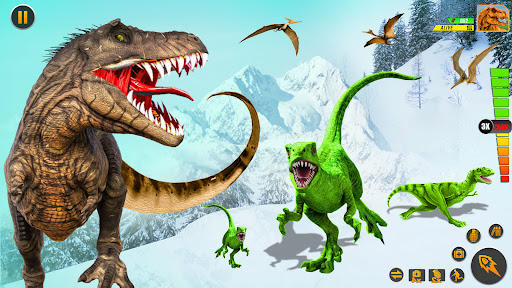 T-REX Dinosaur Game 3D - Gameplay 