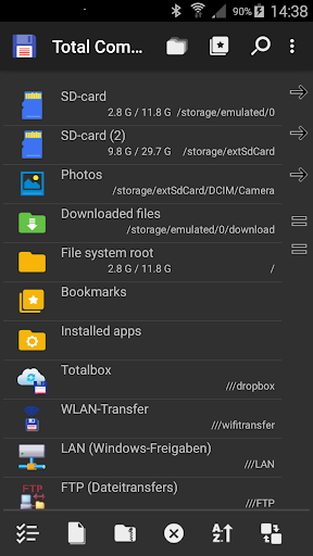 Total Commander - file manager - Image screenshot of android app