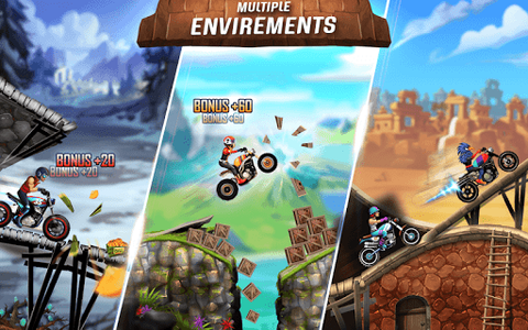 Bike Race: Bike Stunt Game - Gameplay image of android game