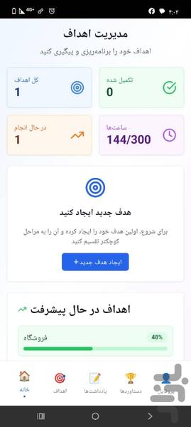 Peak of goals - Image screenshot of android app